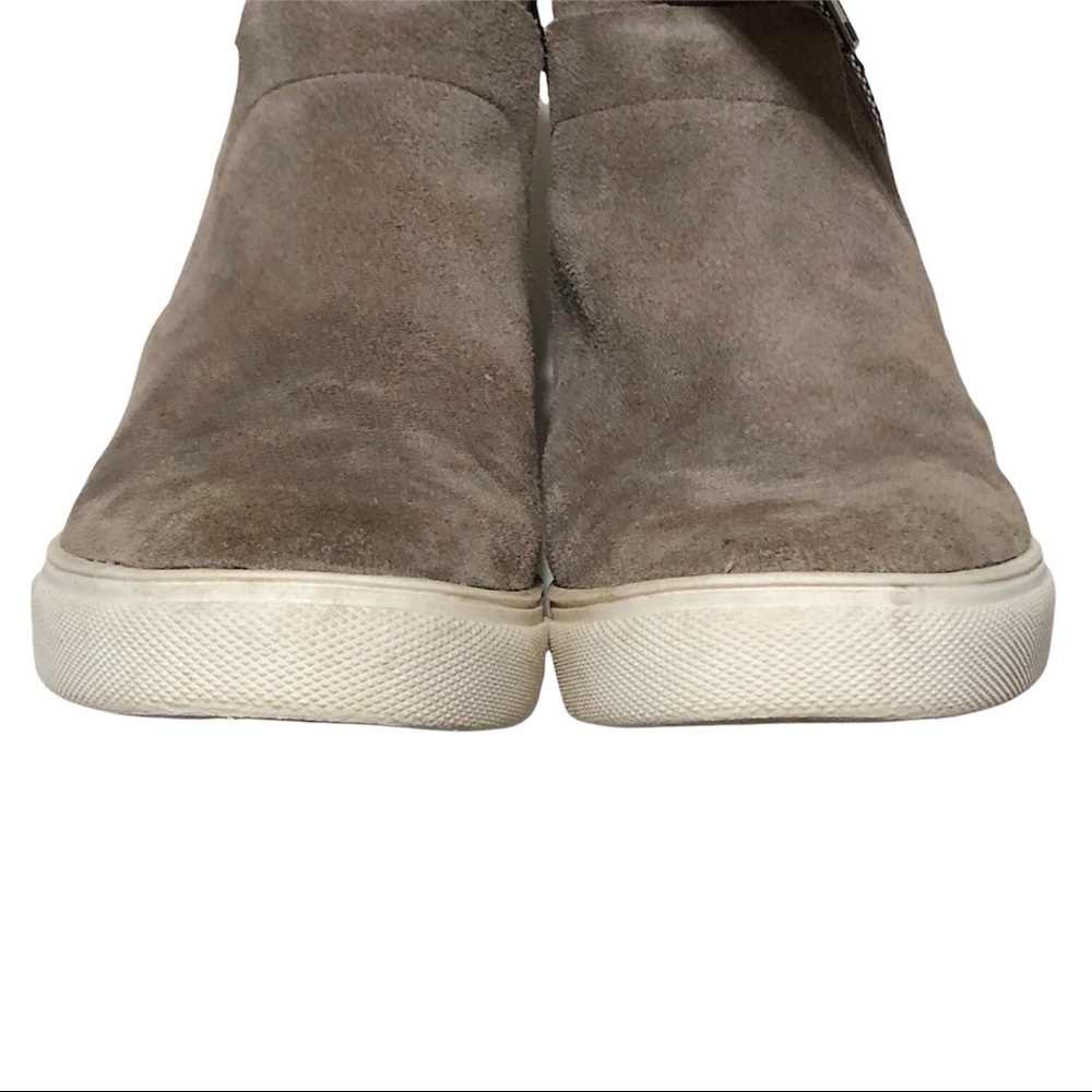 Steve Madden Cacia Leather Hidden Wedge Boots - Picture 14 of 16